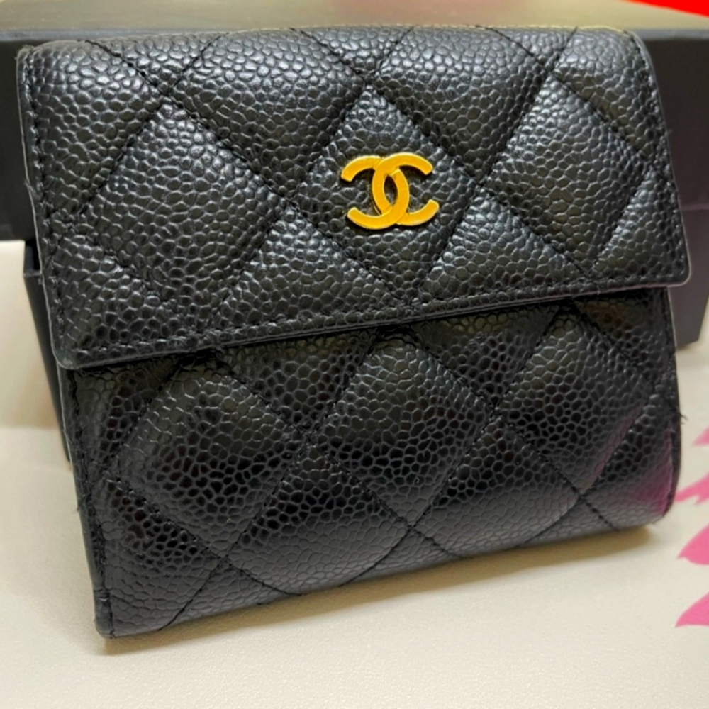 Chanel Caviar Black Wallet